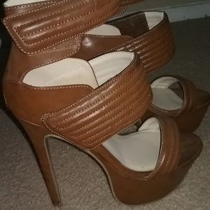 Zigi Open Toe High Heels